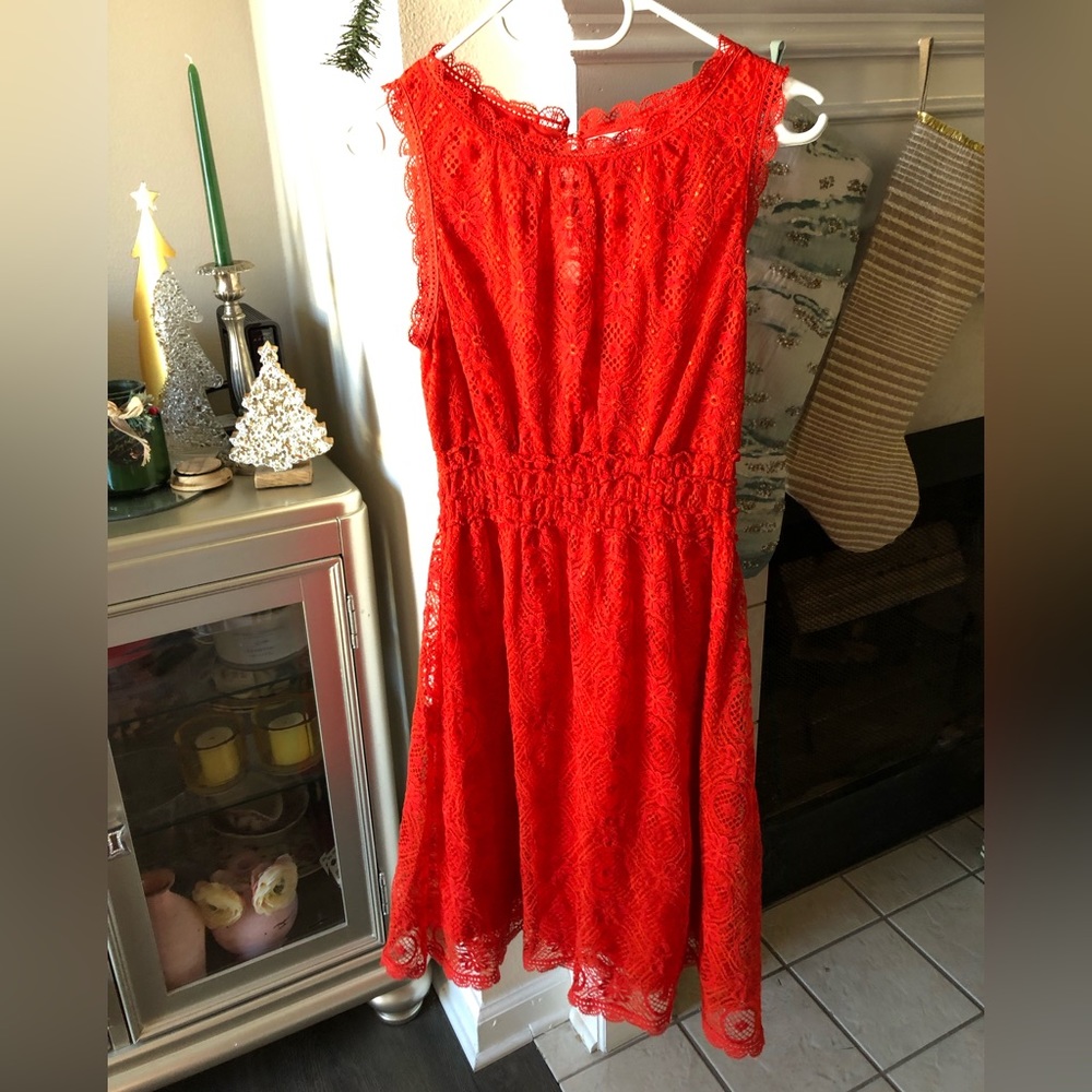 Red dress XS